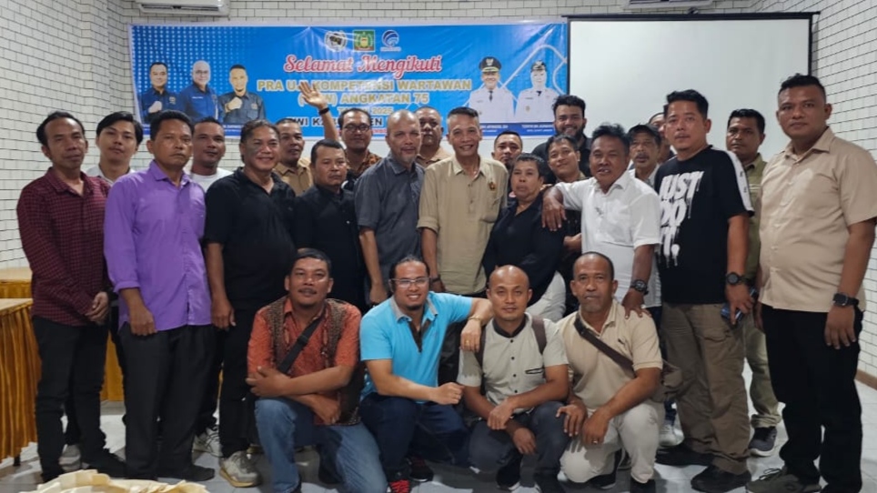 Pra UKW PWI – Diskominfo Langkat Diikuti Puluhan Wartawan