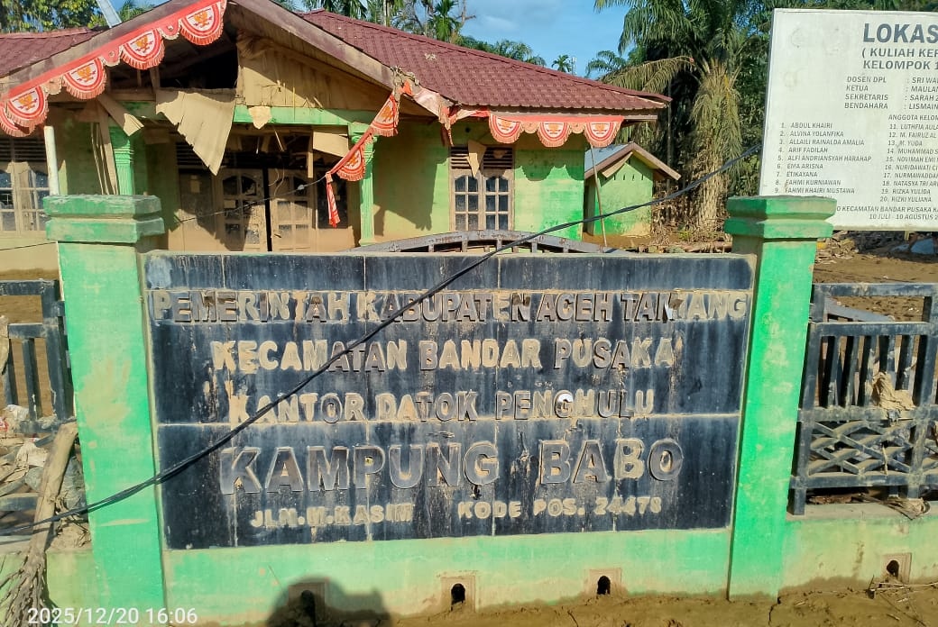 Pascabencana Aceh Tamiang 25 Hari Listrik Masih Mati, Warga Kampung Babo Kekurangan Air Bersih