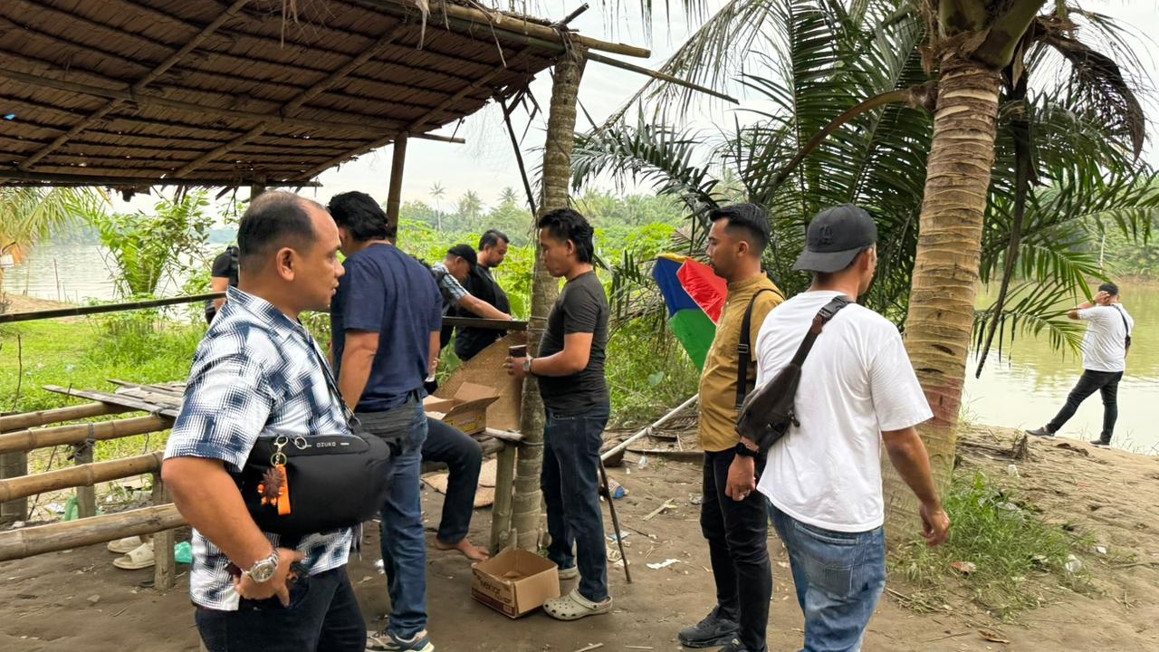 Temukan Bekas Bong dan Plastik Kosong, Polisi Musnahkan 2 Gubuk di Tanjung Pura