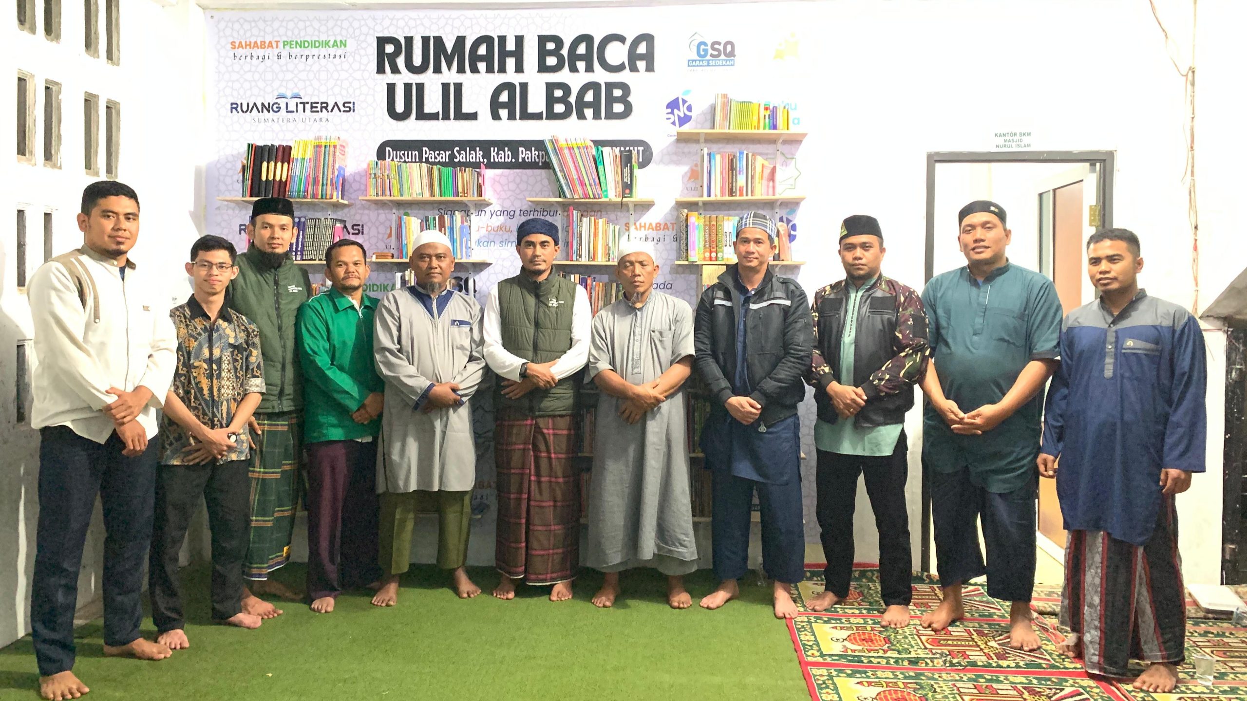 Menyalakan Asa Literasi, Ulil Albab Dirikan Rumah Baca ke-15 di Pakpak Bharat