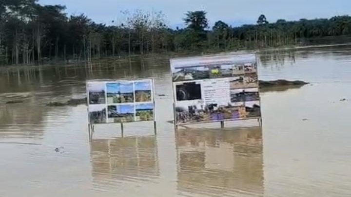 Debit Sungai Batang Serang Naik, Warga Diminta Waspada dan Tidak Panik