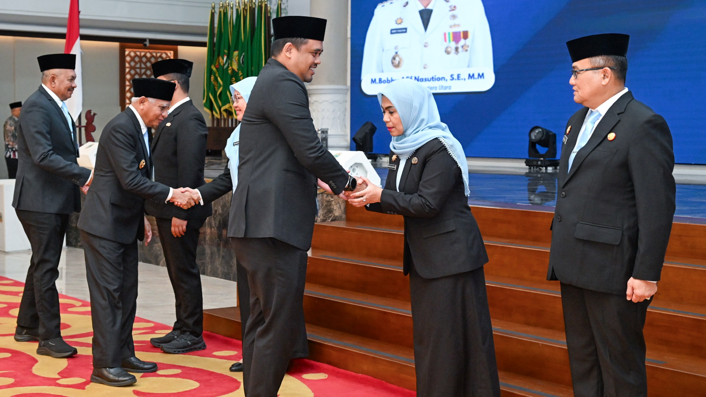 Lantik 4 Pejabat Eselon II, Gubernur Sumut Minta Kerja Cepat