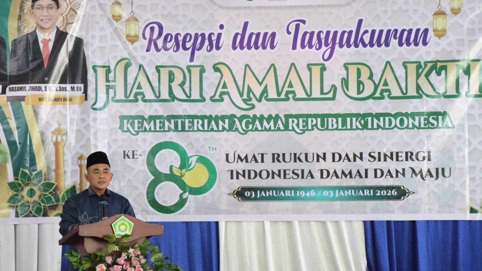 Peringatan HAB ke-80 Kemenag, Pj Sekdako Binjai Tekankan Penguatan Kolaborasi