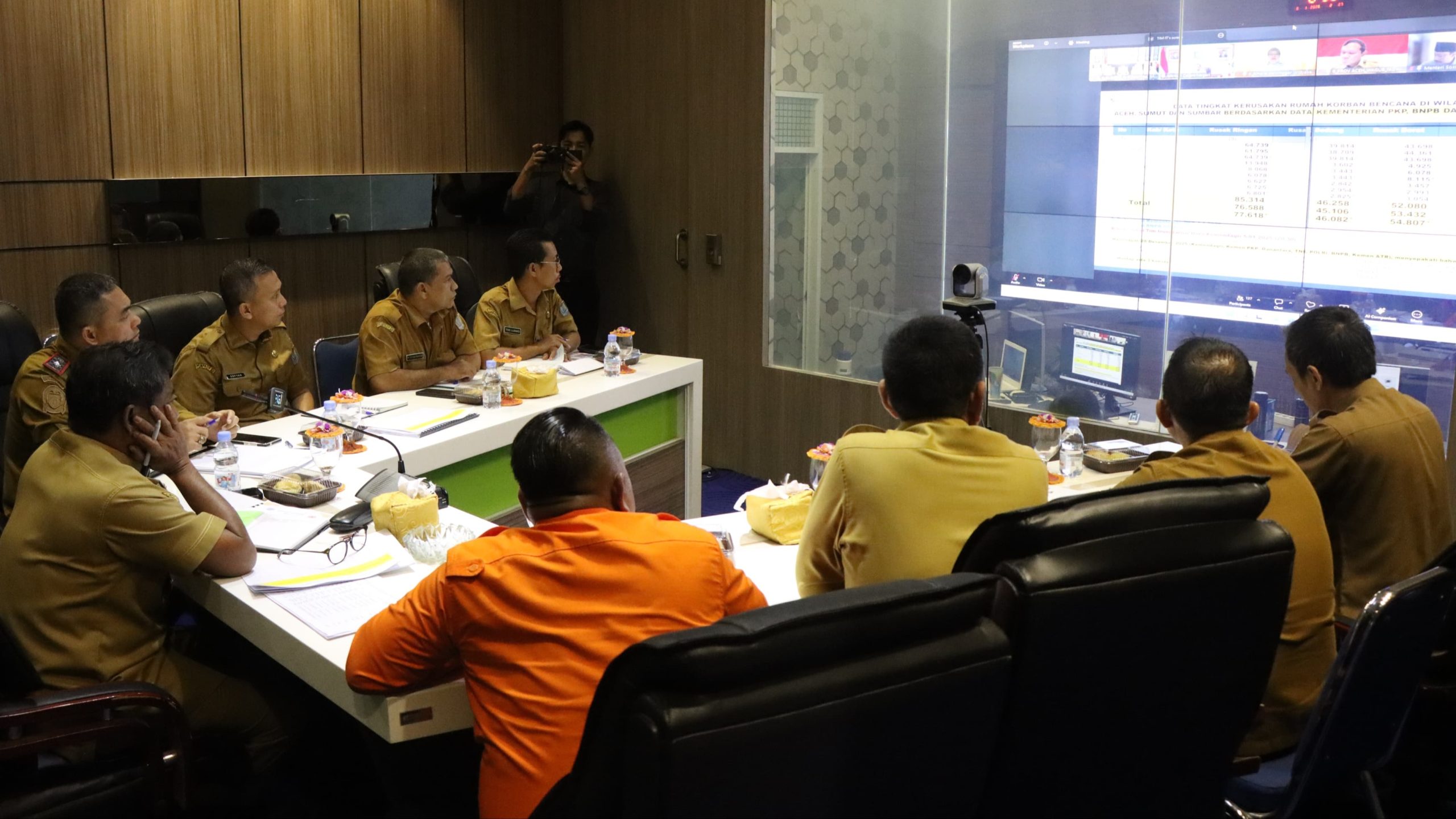 Pemko Binjai Ikuti Rakor BNPB, Mendagri Dorong Pengunaan BTT Tanggulangi Bencana