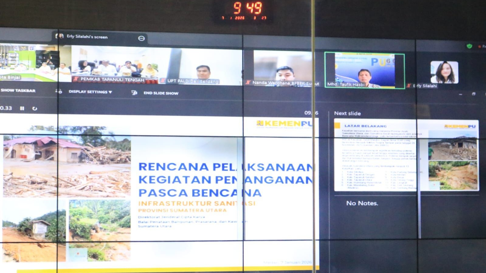 Pemko Binjai Perkuat Koordinasi Penanganan Pasca Bencana