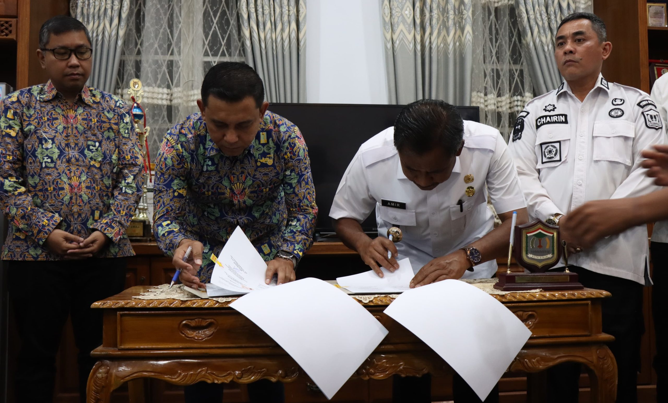 Aset Revitalisasi Pasar Tavip Diserahkan Kementerian PUPR ke Pemko Binjai