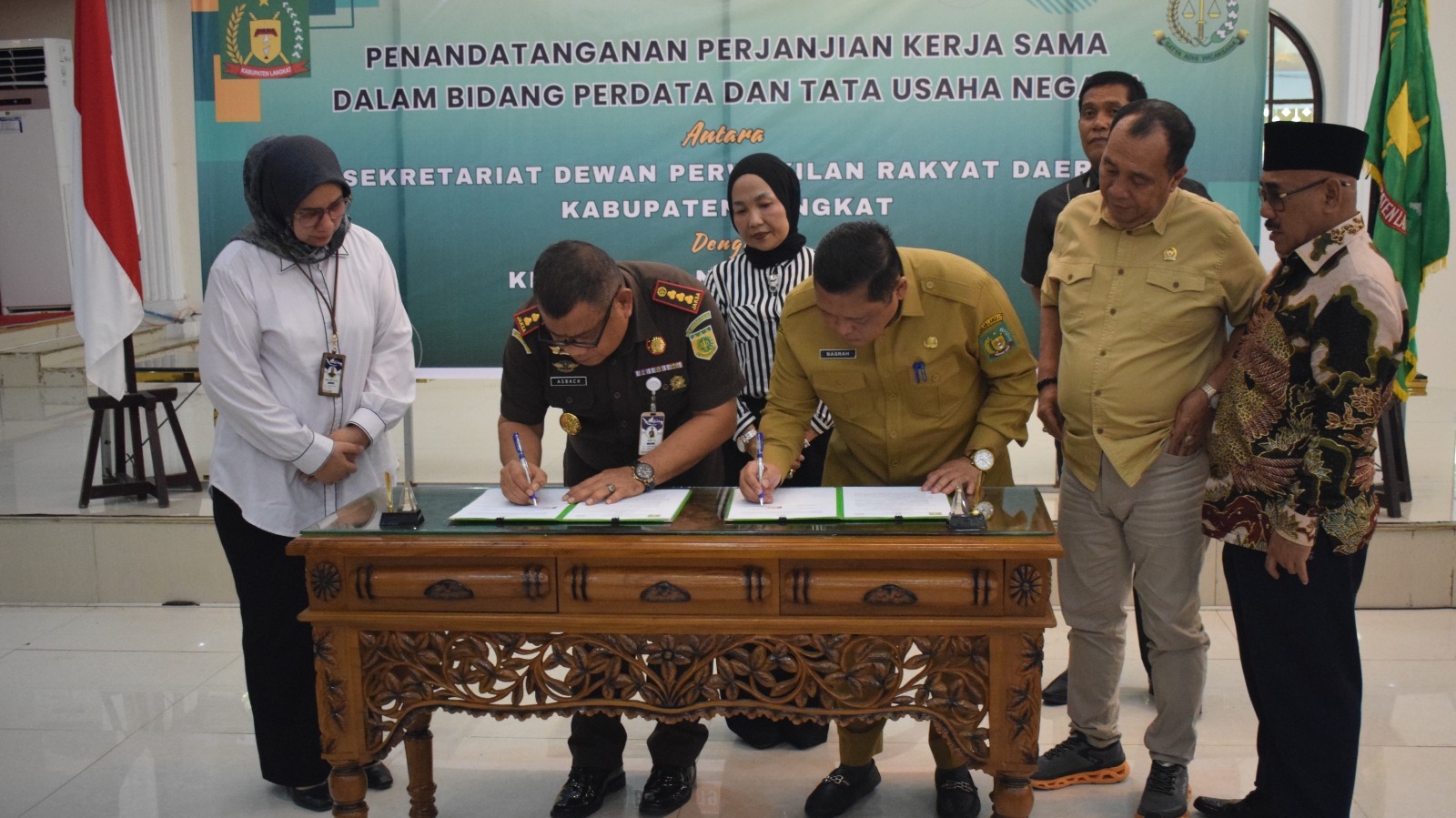 DPRD dan Kejari Langkat Kerjasama Penanganan Datun
