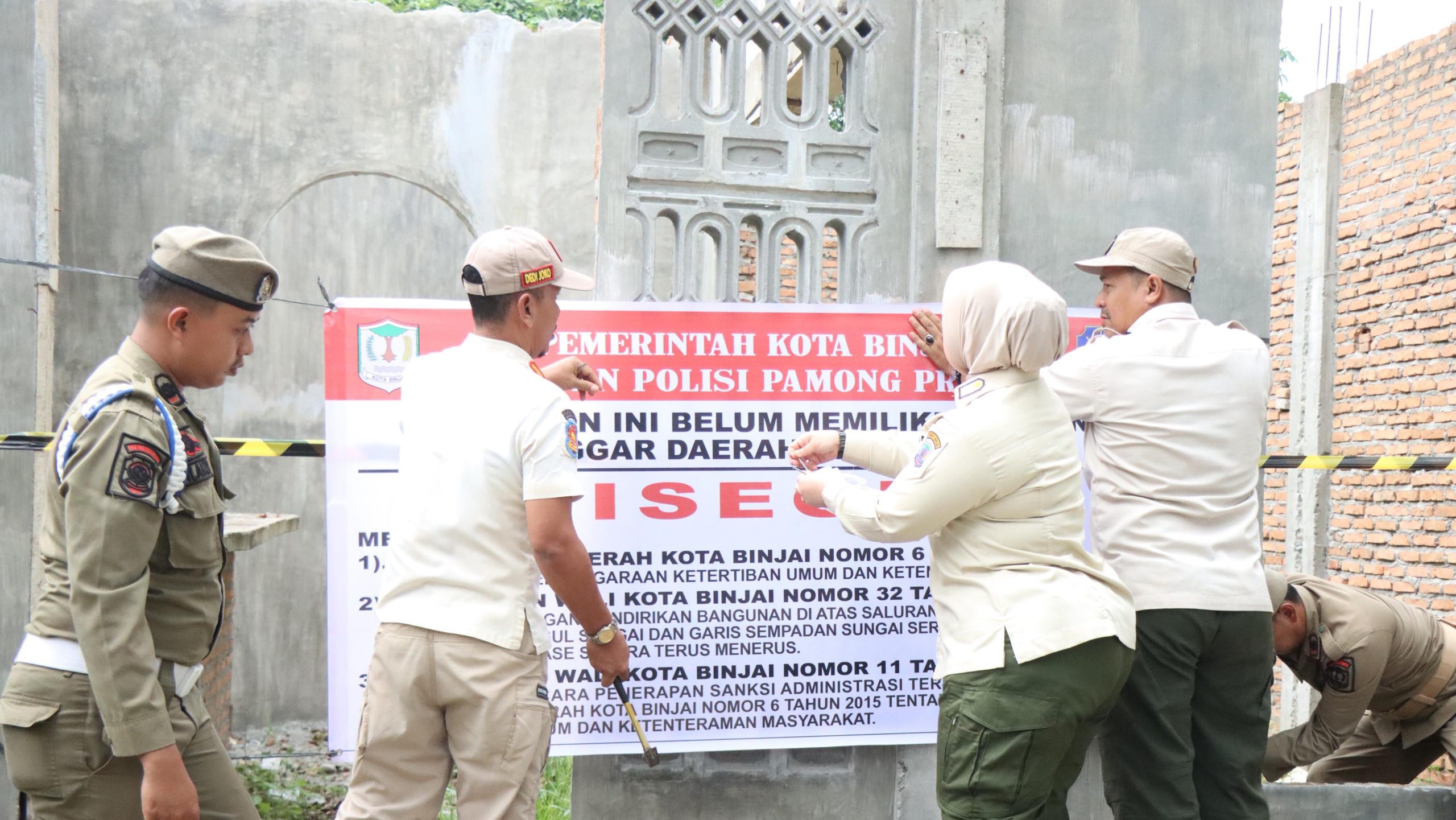 Bangunan Tanpa Izin di Bantaran Sungai Kawasan Binjai Selatan Diterbitkan