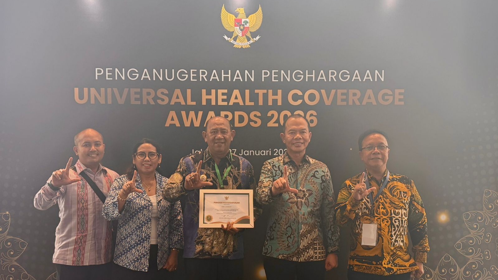 Langkat Raih UHC Award 2026, Syah Afandin Pertegas Arah Pembangunan Kesehatan Daerah