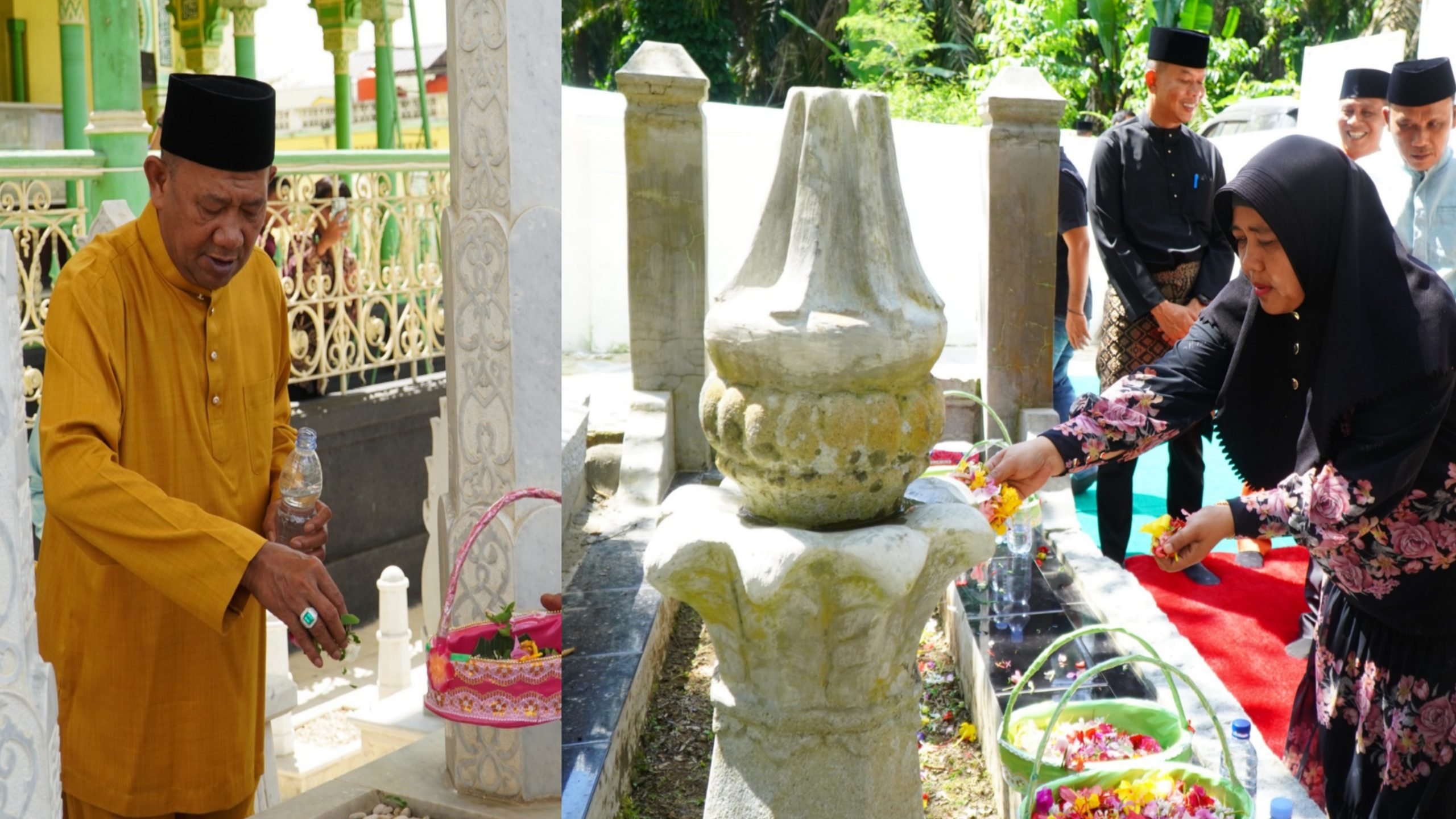 Ziarah Sejarah HUT Ke-276 Langkat, Ondim -Istri Inginkan Ketauladanan Pendahulu Jadi Inspirasi