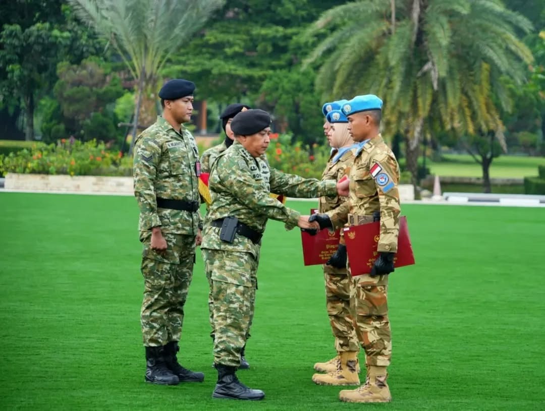 Panglima TNI Apresiasi Satgas MTF Konga XXVIII-P: Jaga Perdamaian Dunia, Harumkan Nama Bangsa